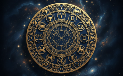 12 cung hoàng đạo - vòng tròn zodiac với 12 cung và nguyên tố