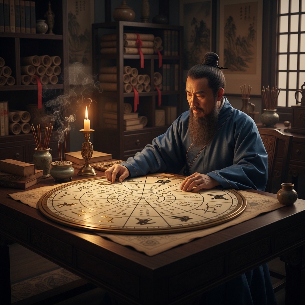 Học giả Trung Hoa cổ đại nghiên cứu lá số Tử Vi Đẩu Số