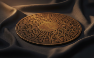 64 quẻ Kinh Dịch khắc trên đĩa đồng cổ