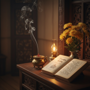 Bói Kiều — cuốn Truyện Kiều cổ trên bàn thờ