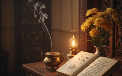 Bói Kiều — cuốn Truyện Kiều cổ trên bàn thờ