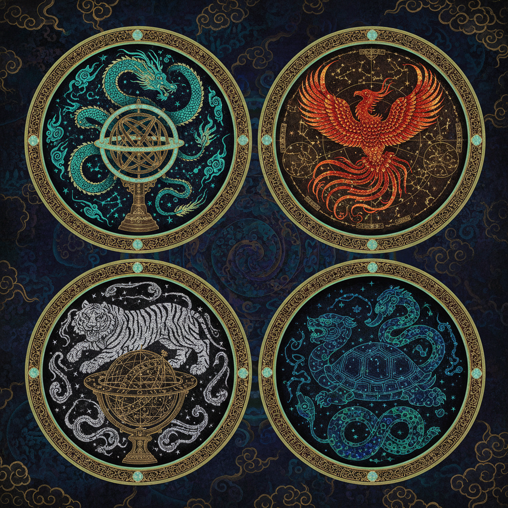 Tứ đại cách cục tử vi — bốn cấu hình sao kinh điển