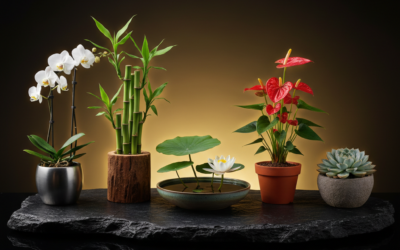 5 loai cay phong thuy dai dien cho Kim Moc Thuy Hoa Tho