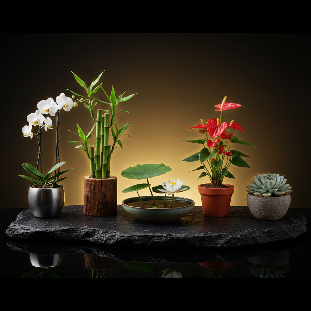 5 loại cây phong thủy đại diện cho Kim Mộc Thủy Hỏa Thổ