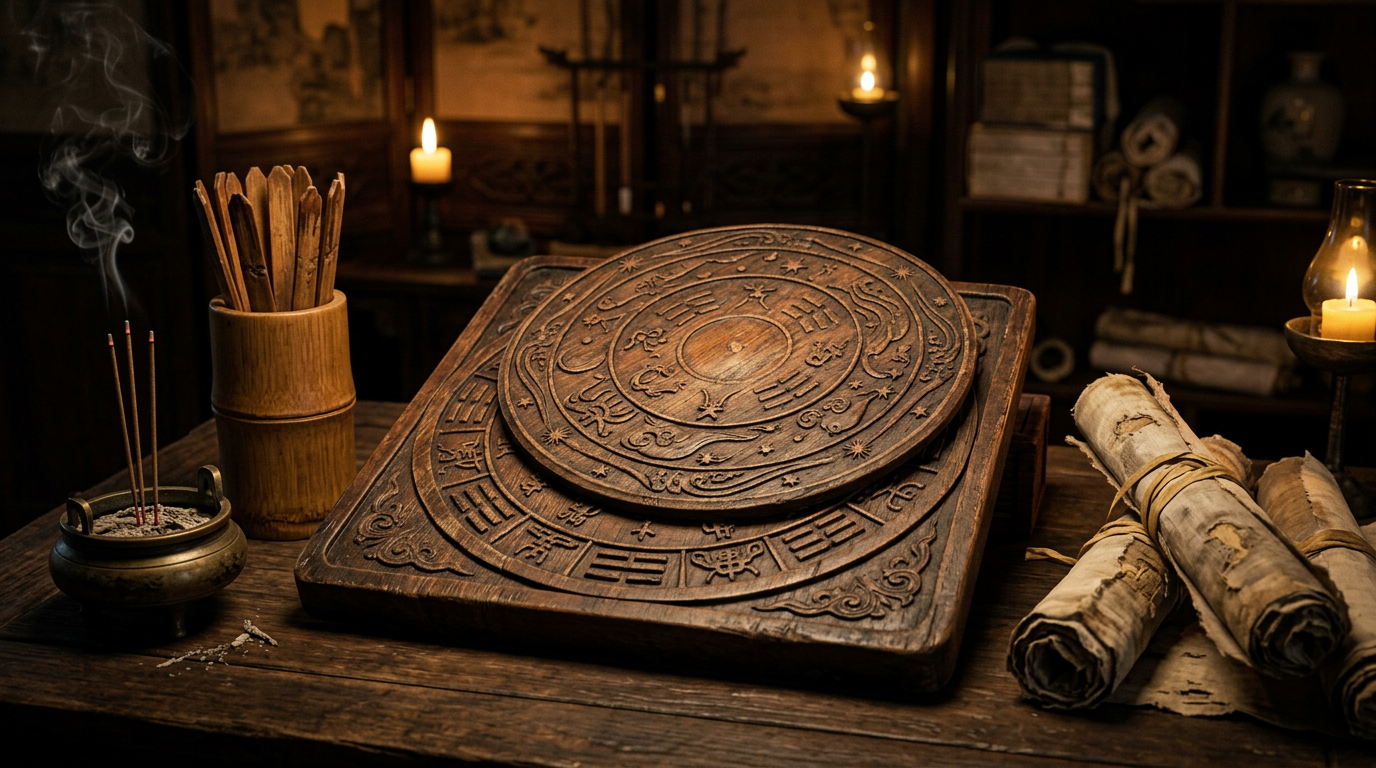 Bàn thức Đại Lục Nhâm cổ đại với Thiên Bàn và Địa Bàn