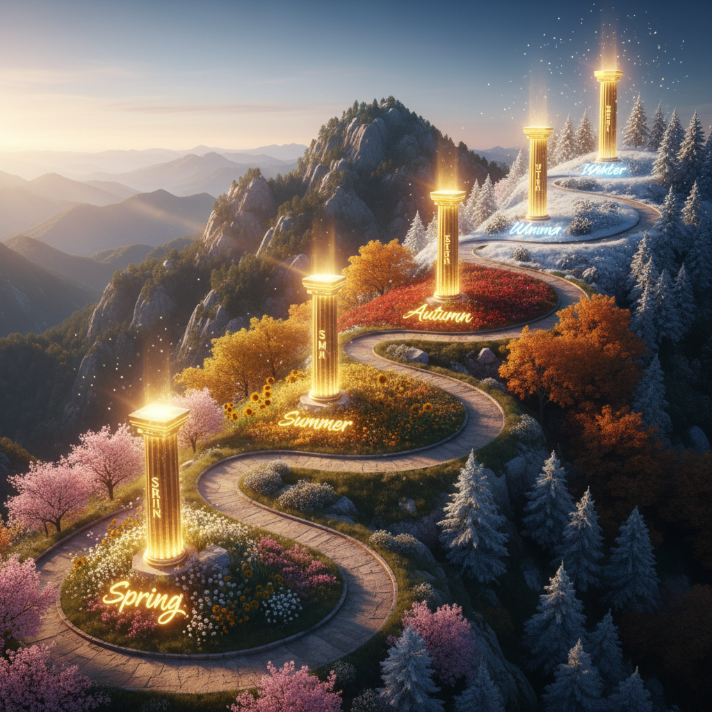 4 giai đoạn cuộc đời trong Thần Số Học — từ Xuân đến Đông