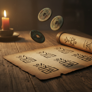 Gieo quẻ Kinh Dịch bằng 3 đồng xu cổ