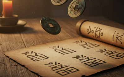 Gieo quẻ Kinh Dịch bằng 3 đồng xu cổ