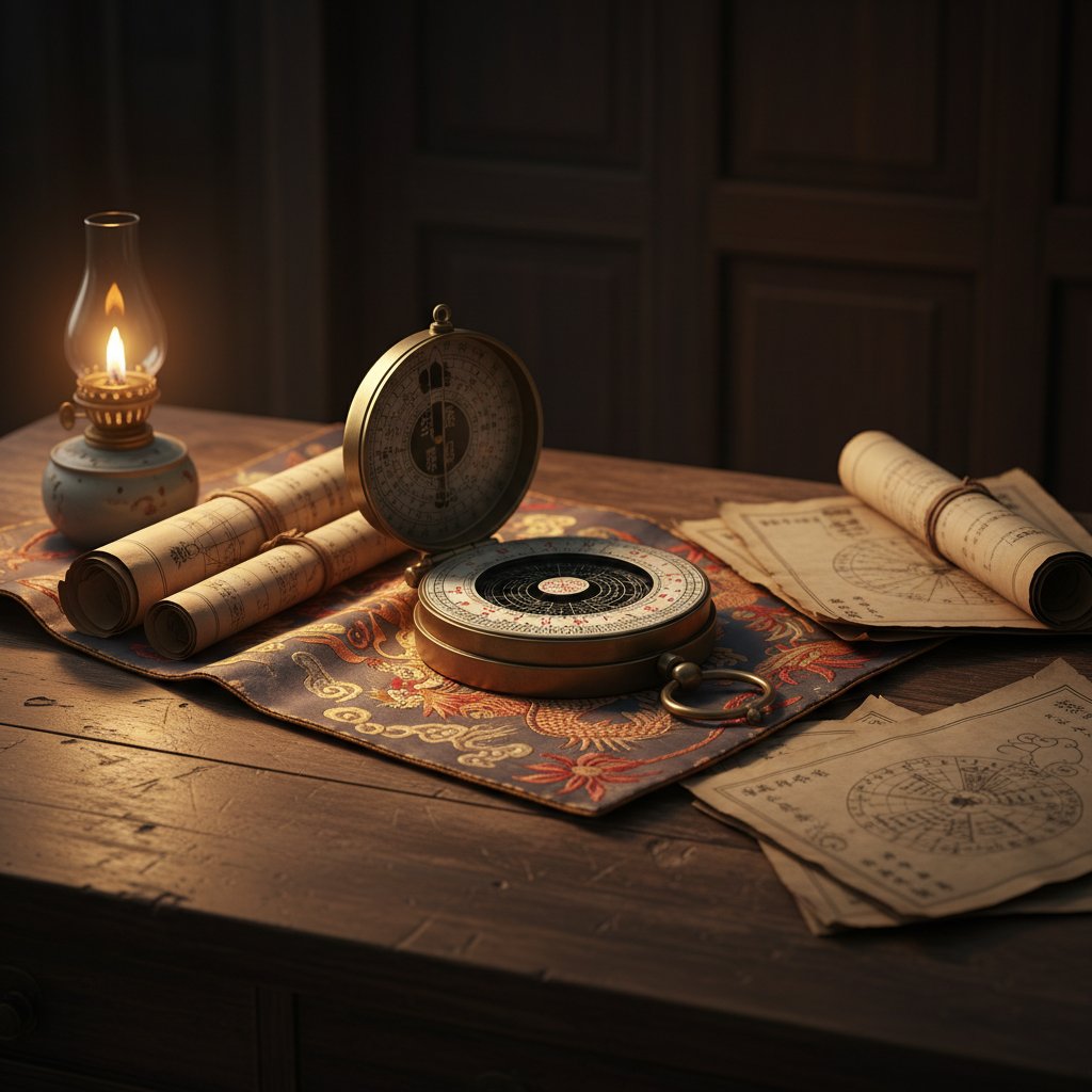 La bàn Luopan phong thủy Trung Hoa cổ đại — công cụ ứng dụng Hà Đồ Lạc Thư