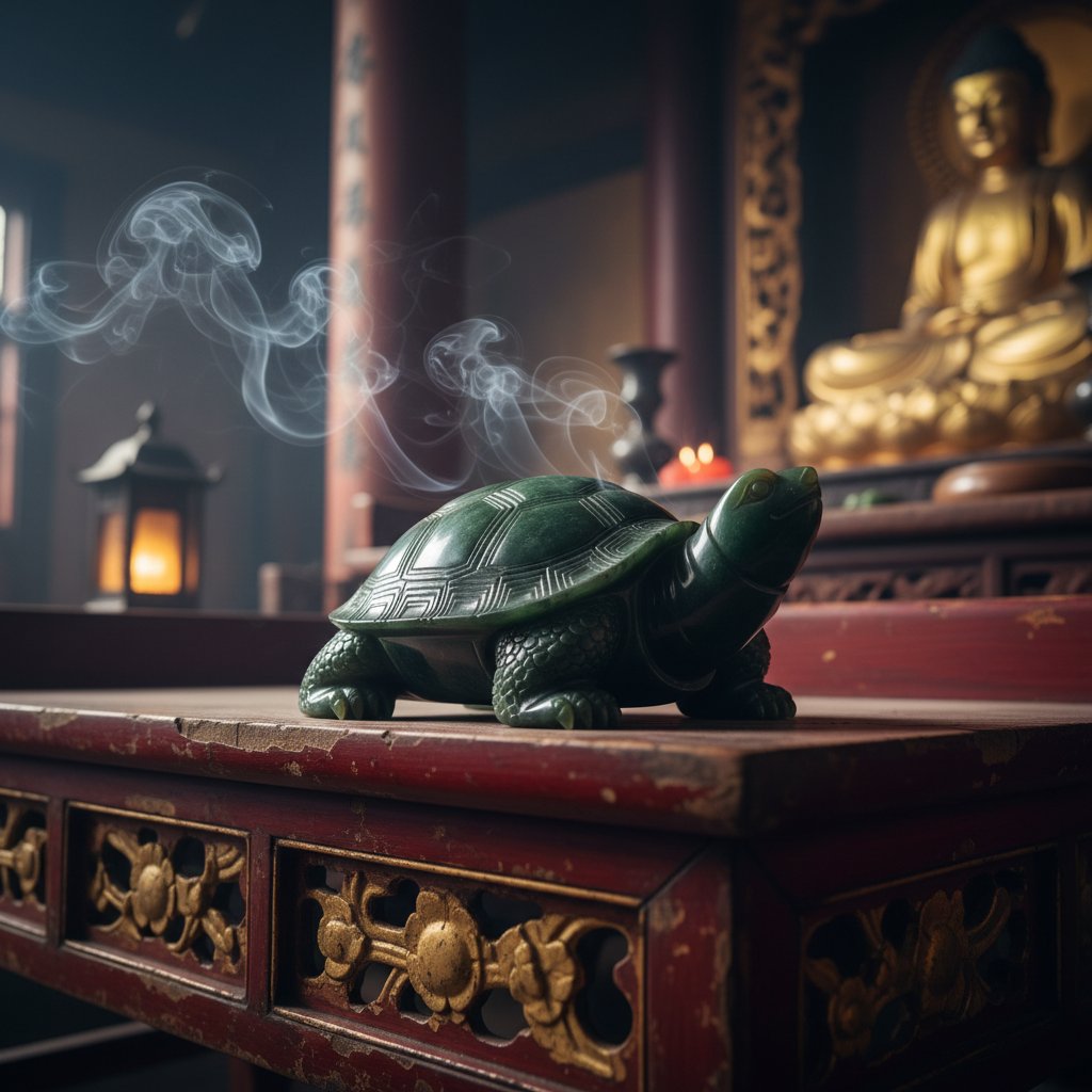 Thần Quy — rùa thần trên mai rùa mang Lạc Thư xuất hiện từ sông Lạc