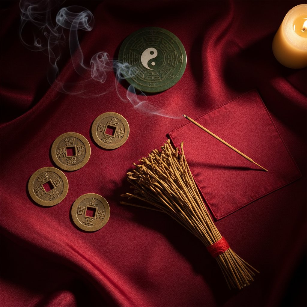 Bảng 64 quẻ Kinh Dịch xếp theo thứ tự Chu Dịch trên giấy da cổ