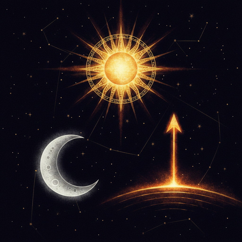 Big Three chiêm tinh - Mặt Trời Mặt Trăng và Cung Mọc Ascendant