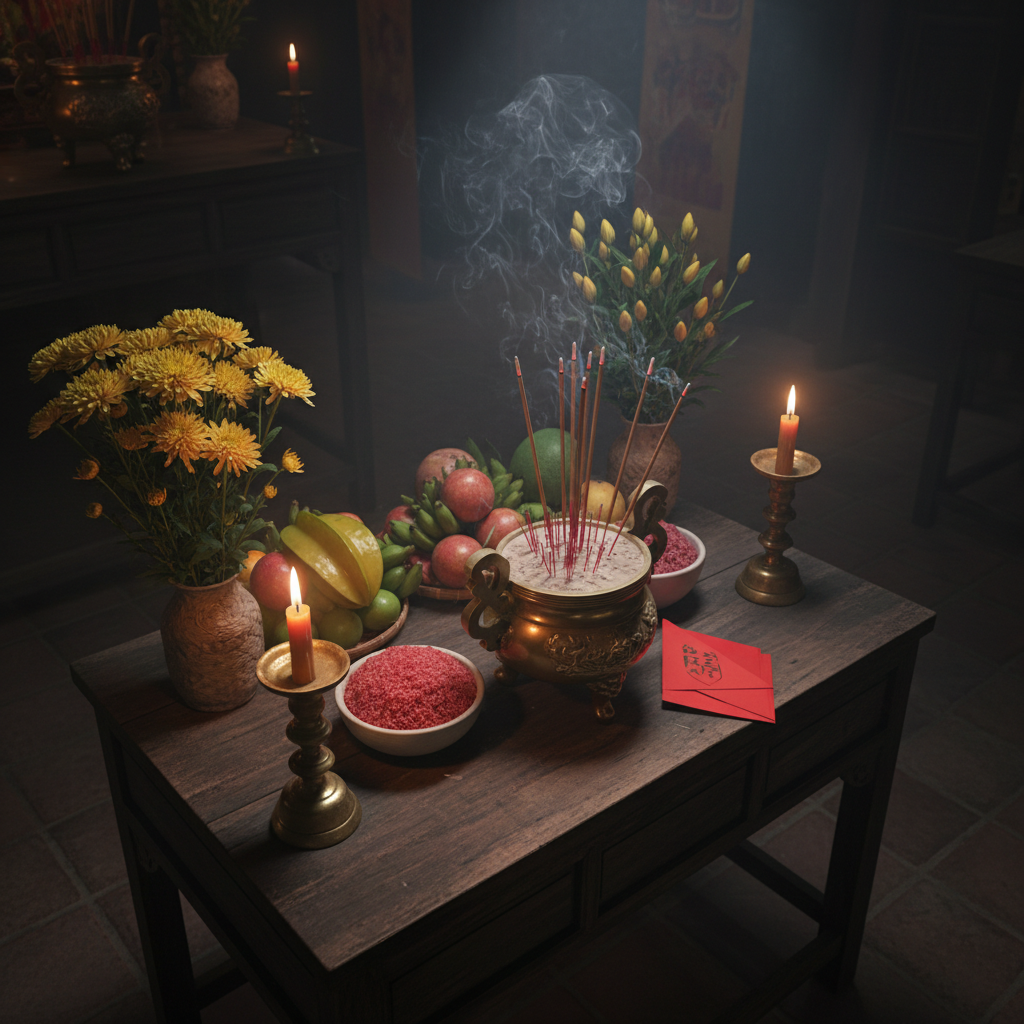 Nghi lễ cúng sao Thái Dương giải hạn đầu năm