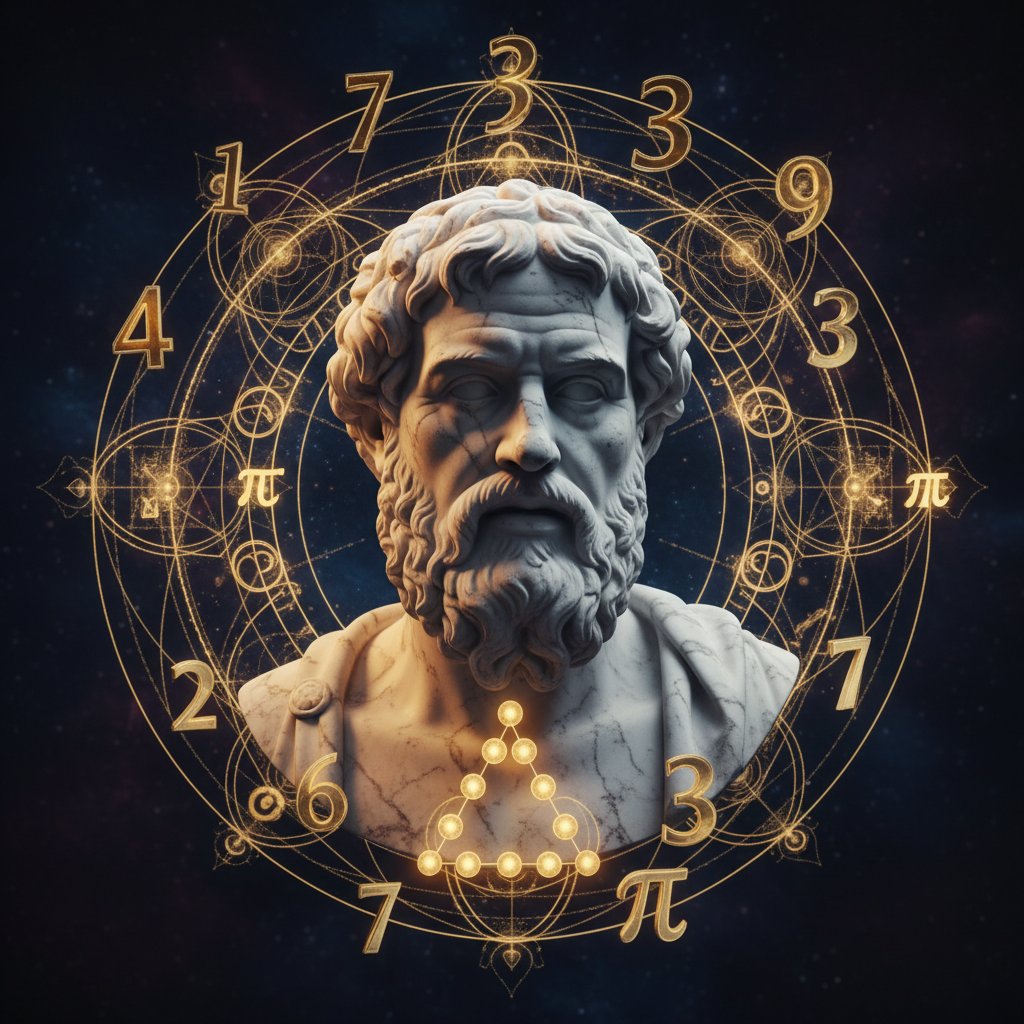 Pythagoras và các con số thần bí trên nền bản đồ sao cổ đại