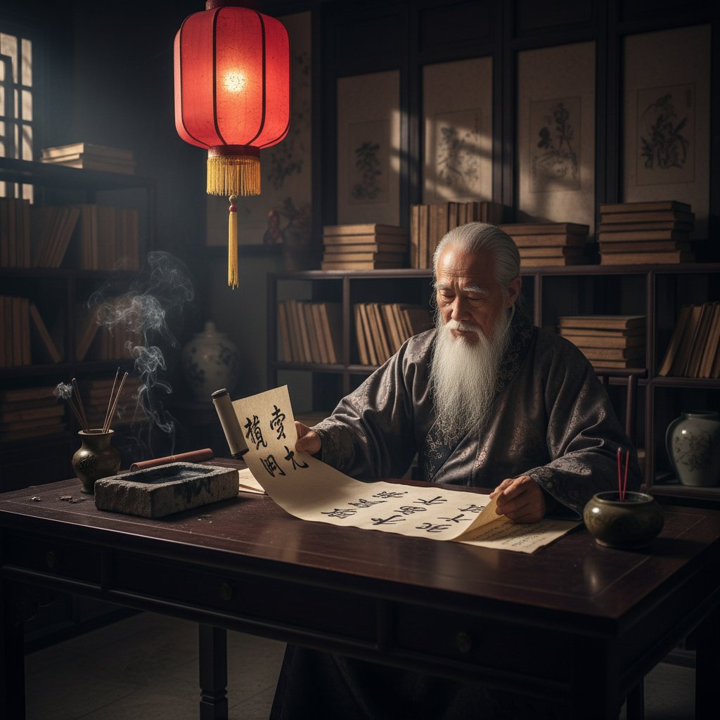 La bàn Luopan và cuốn sách mệnh lý cổ đại Trung Hoa