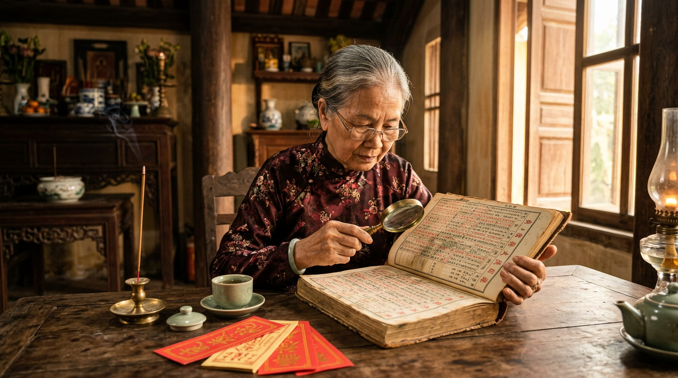 Nông dân Việt Nam xem lịch chọn ngày gieo trồng