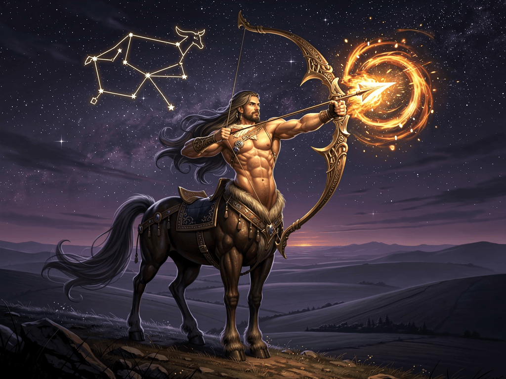 Cung Nhân Mã Sagittarius — cung thủ bắn tên giữa bầu trời sao