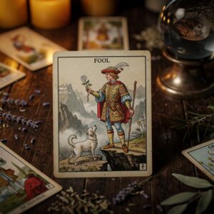 Lá Tarot The Fool (Kẻ Ngốc) — Ý Nghĩa Xuôi, Ngược, Tình Yêu, Sự Nghiệp & Kết Hợp Lá