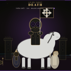 Lá Tarot Death (Thần Chết) — Ý Nghĩa Xuôi, Ngược, Tình Yêu, Sự Nghiệp & Kết Hợp Lá