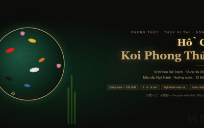 Phong Thủy Hồ Cá Koi — Vị Trí, Số Cá, Hướng Nước & Kiêng Kỵ