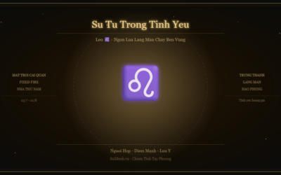 Sư Tử Trong Tình Yêu — Người Hợp, Điểm Mạnh & Lưu Ý