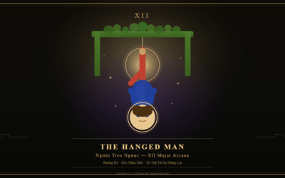 Lá Tarot The Hanged Man (Người Treo Ngược) — Ý Nghĩa Xuôi, Ngược, Tình Yêu, Sự Nghiệp & Kết Hợp Lá