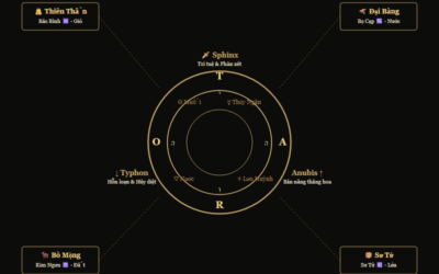 Lá Tarot Wheel of Fortune (Vòng Xoay Số Phận) — Ý Nghĩa Xuôi, Ngược, Tình Yêu, Sự Nghiệp & Kết Hợp Lá